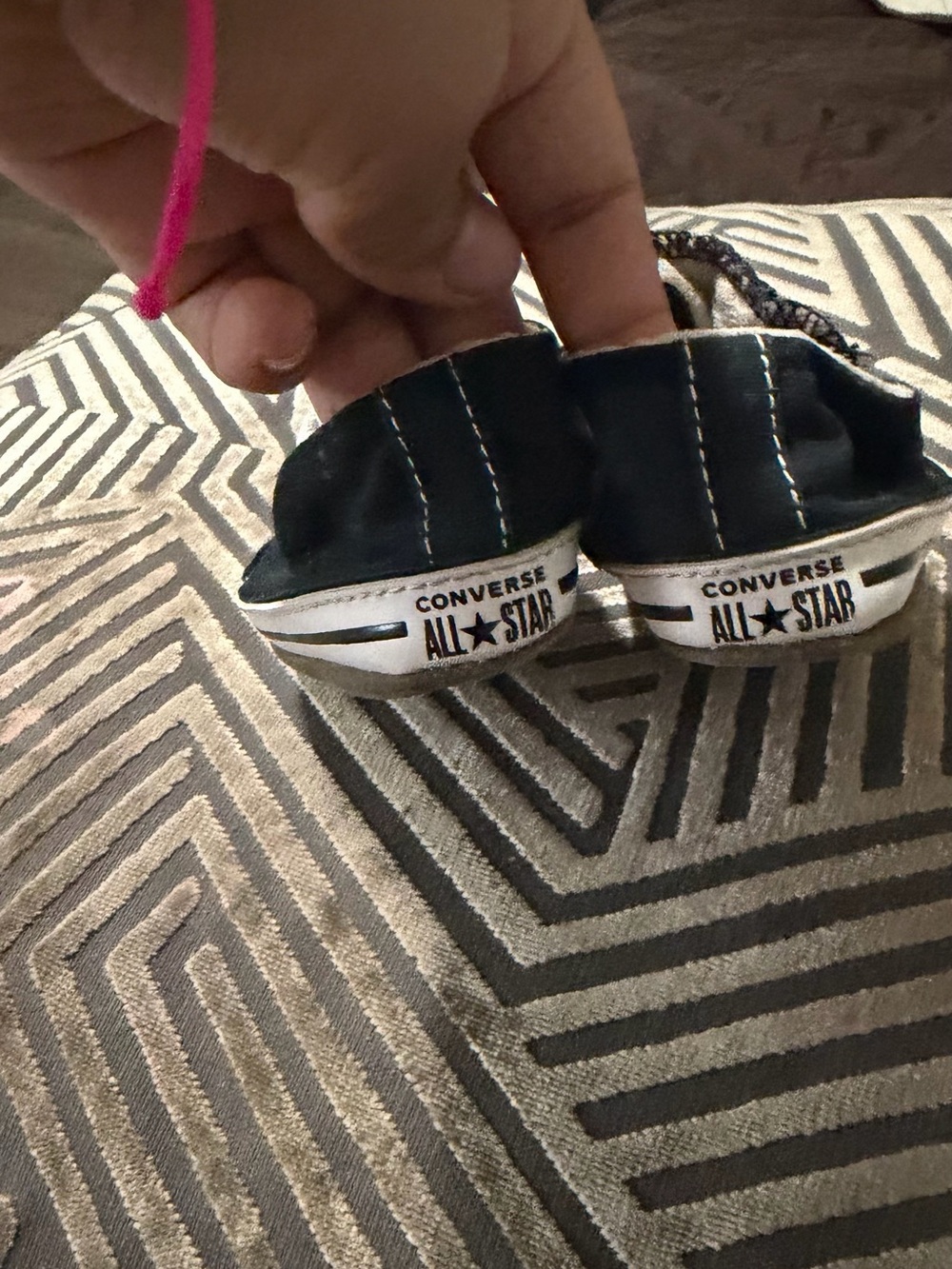 Converse Kids Low Top Sneakers in Black and White
